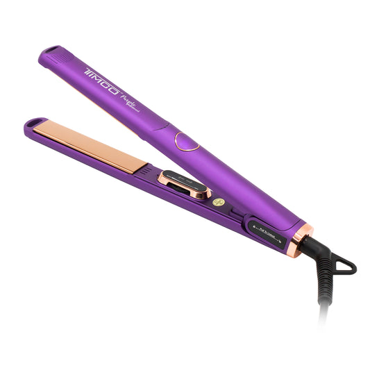 Plancha Alaciadora de Cabello Uso Profesional Purple Titanio Ionizado Timco P1099