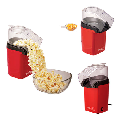 Maquina de Palomitas de Maiz con Tapa Medidora Maquina Palomitero Aire Caliente Automatica Palomera Capacidad de 80g Timco PALO-810