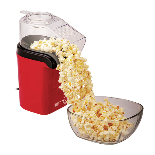 Maquina de Palomitas de Maiz con Tapa Medidora Maquina Palomitero Aire Caliente Automatica Palomera Capacidad de 80g Timco PALO-810