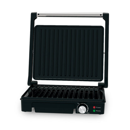 Parrilla Panini Grande TIMCO 1600W Sandwichera Profesional Acero Inoxidable Placas Antiadherentes 28×22 cm PANINI510M