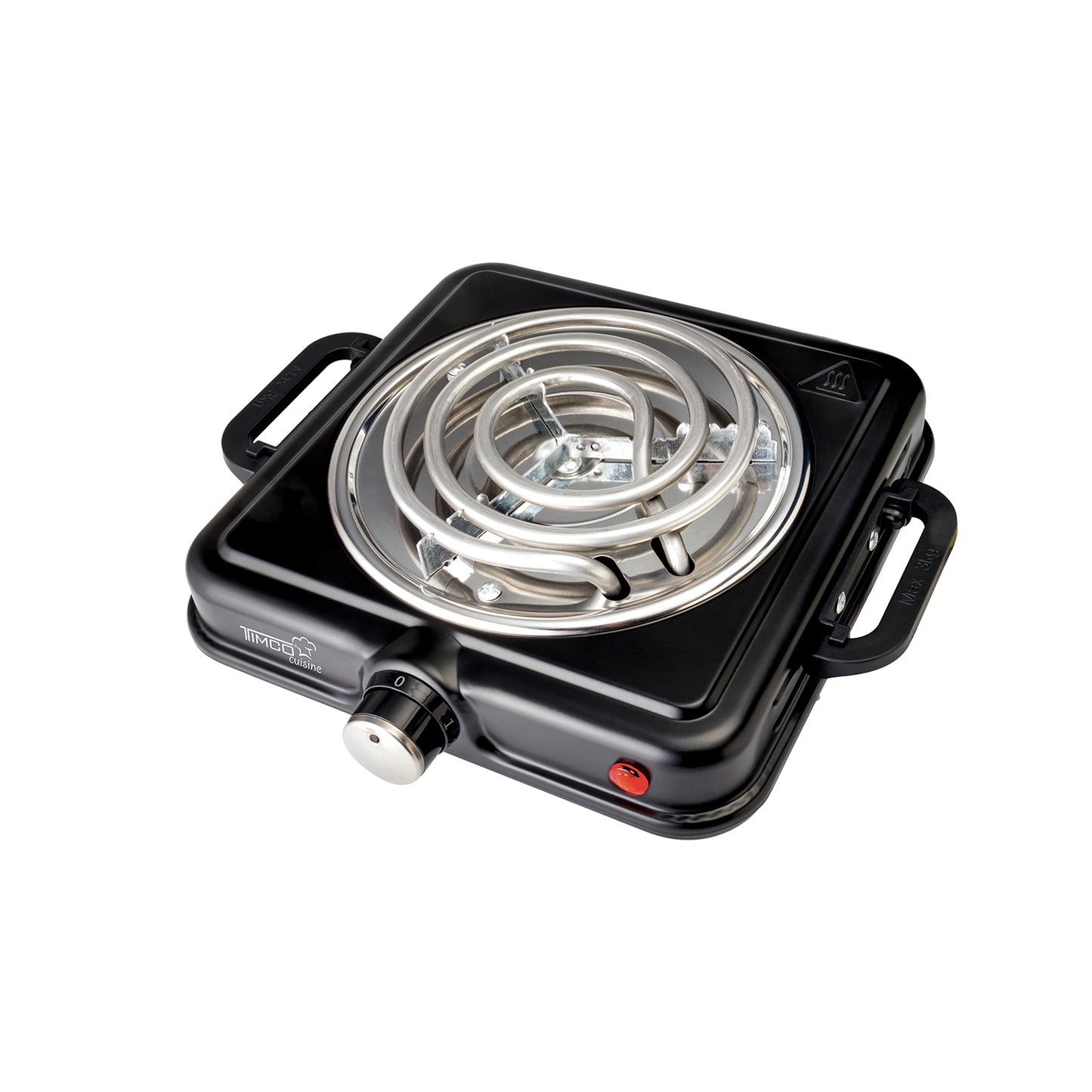 Parrilla Eléctrica 1 Quemador con Termostato Color Negro Timco PE03N