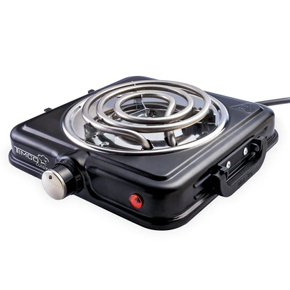 Parrilla Eléctrica 1 Quemador con Termostato Color Negro Timco PE03N