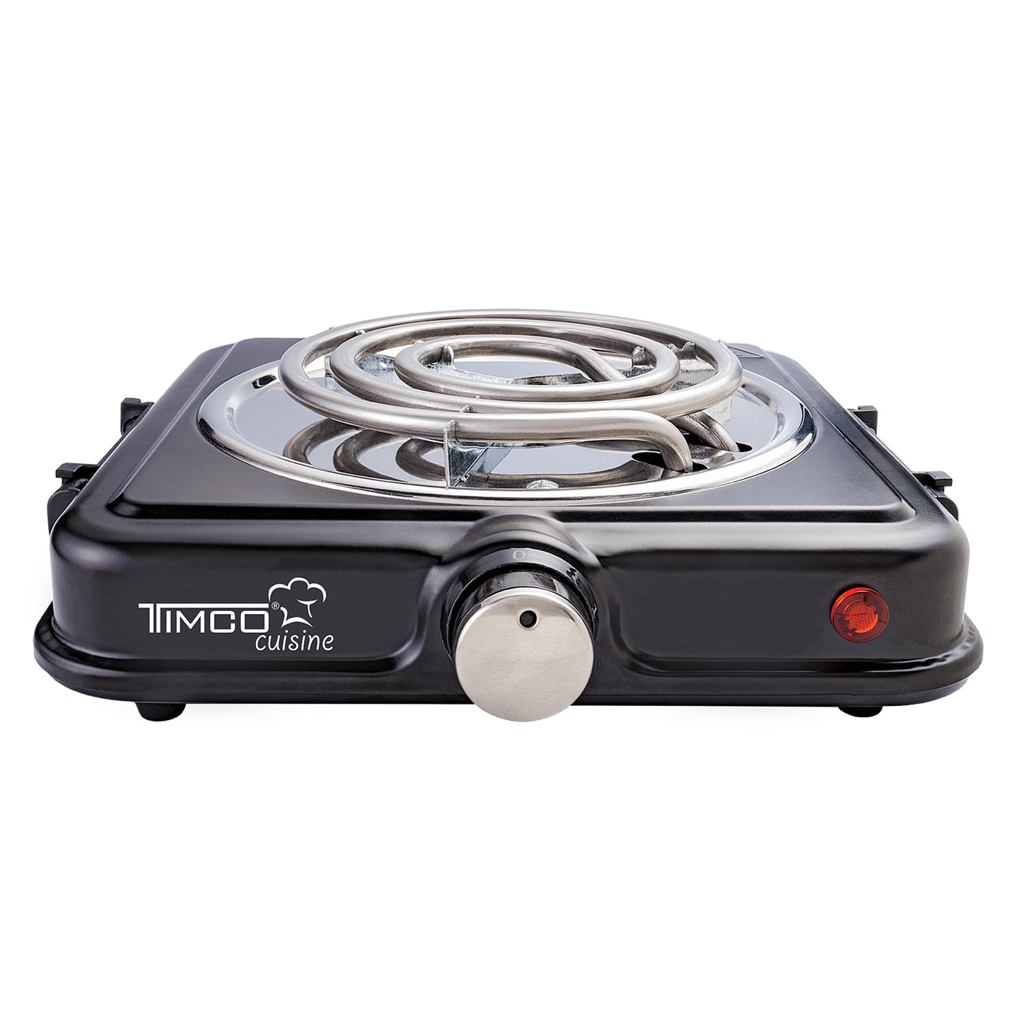 Parrilla Eléctrica 1 Quemador con Termostato Color Negro Timco PE03N