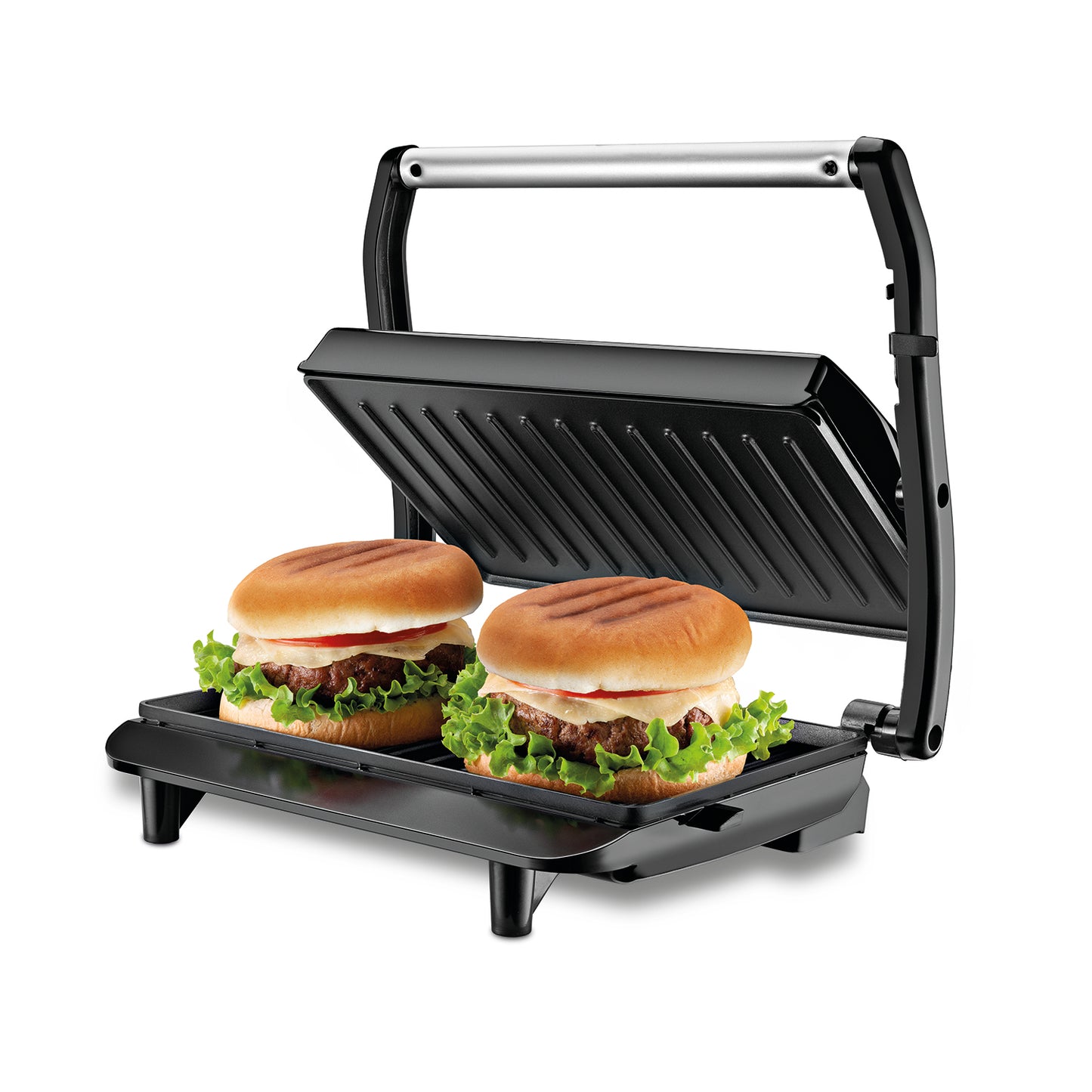 Parrilla Sandwichera Panini Pan Hamburguesa Sandwich Placa Antiadhente Timco PANINID045N