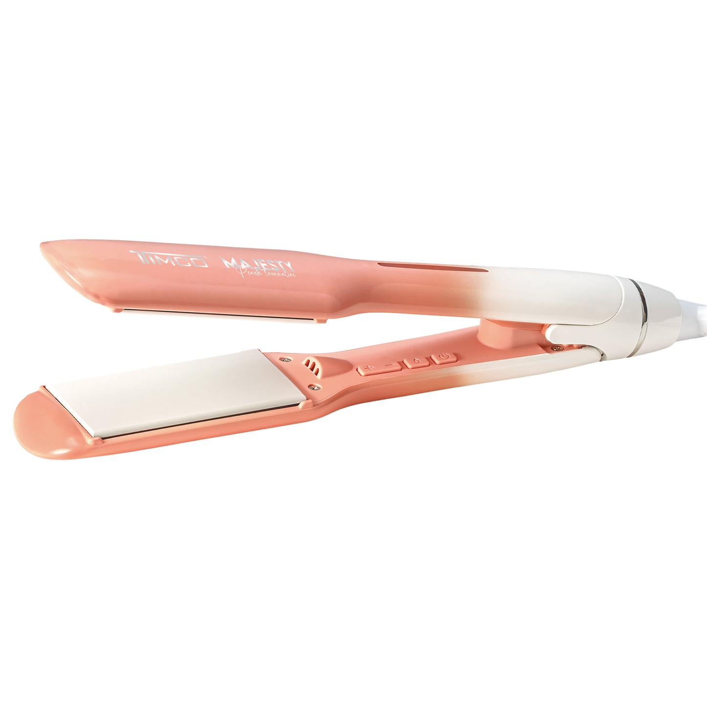 Plancha Alaciadora de Cabello Ajuste Automatico de Temperatura Majesty Peach Tourmaline Timco PHS127