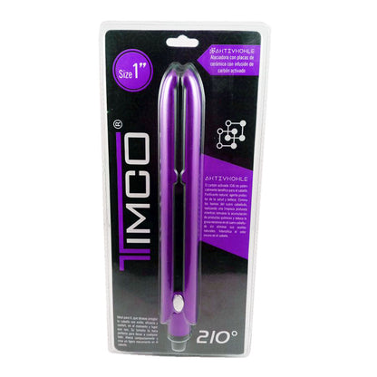 Plancha Alaciadora de Cabello Cerámica Carbon Activado Timco PK-M