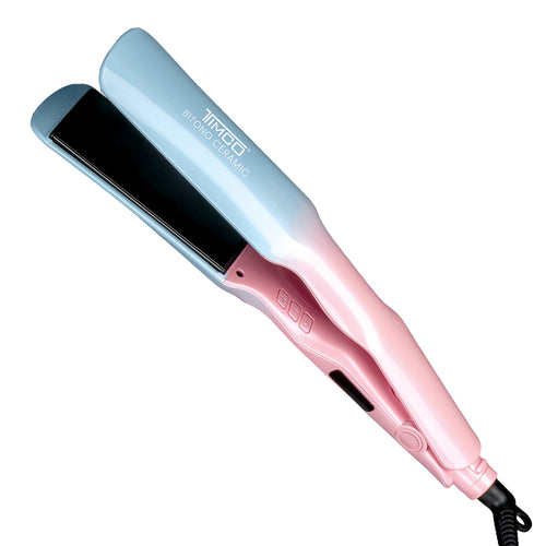 Plancha Alaciadora de Cabello Ceramica Placas 4.5 cm Color Bitono Timco PYB1199