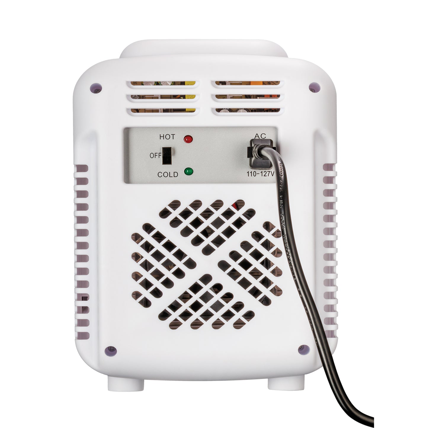 Mini Refrigerador Portatil 4 L con Espejo y Luz Led Enfria y Mantiene Calor Ideal para Skincare Timco REMIN4LA02