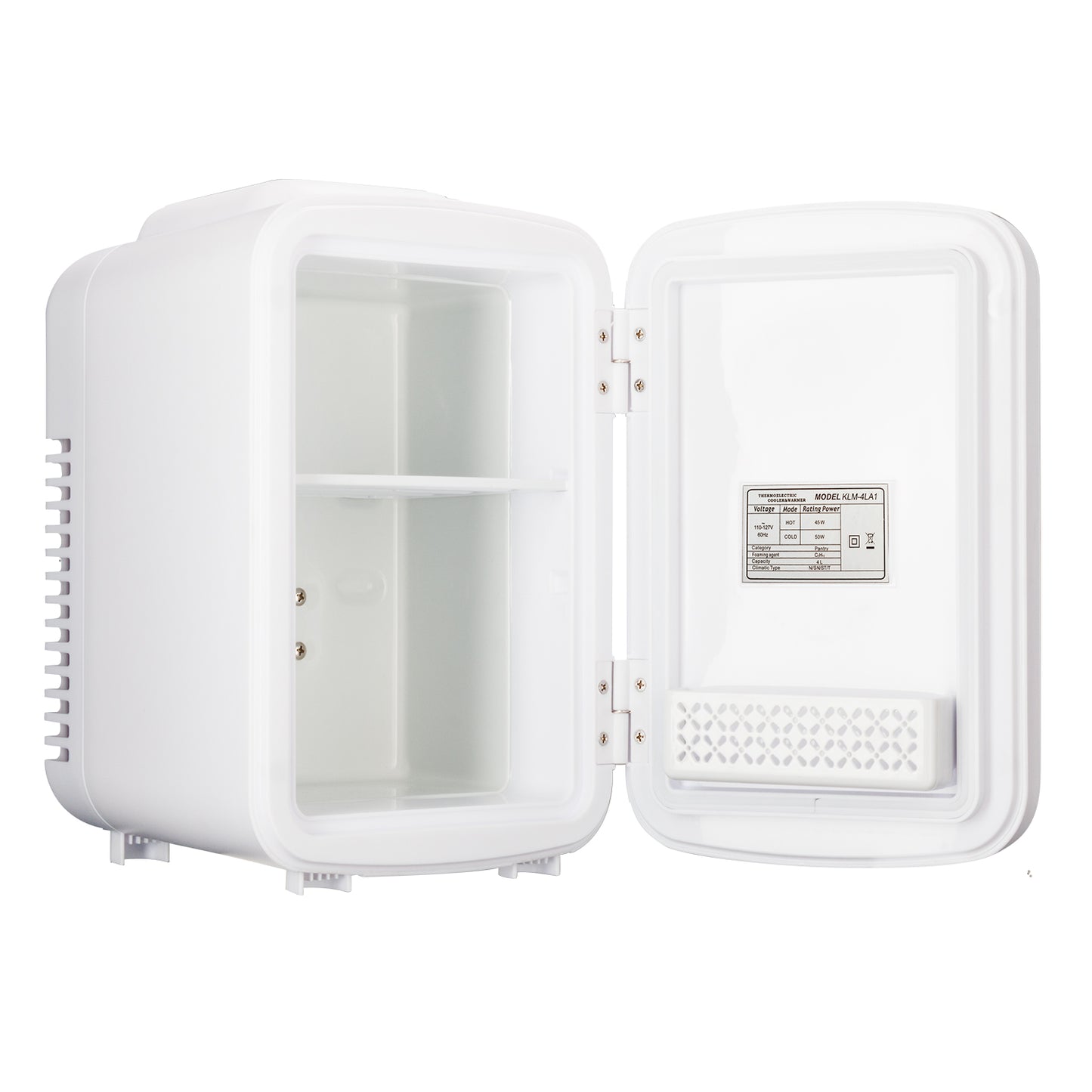 Mini Refrigerador Portatil 4 L con Espejo y Luz Led Enfria y Mantiene Calor Ideal para Skincare Timco REMIN4LA02