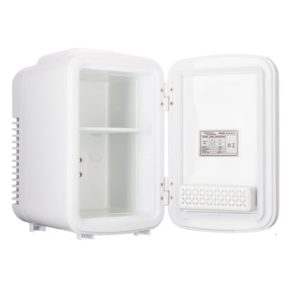Mini Refrigerador Portatil 4 L con Espejo y Luz Led Enfria y Mantiene Calor Ideal para Skincare Timco REMIN4LA02