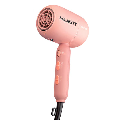 Secadora de Cabello Rizador 2 Barriles 25 mm Majesty Peach Tourmaline Timco SDD104