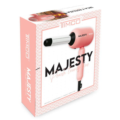 Secadora de Cabello Rizador 2 Barriles 25 mm Majesty Peach Tourmaline Timco SDD104