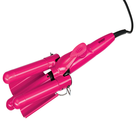 Waflera de Cabello  3 barriles 22 mm Tenaza para Cabello Timco TB337 RS