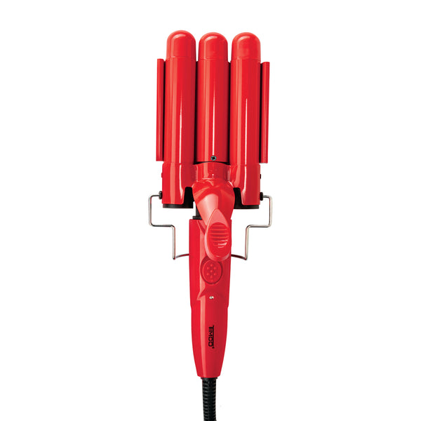 Waflera de Cabello  3 barriles 22 mm Tenaza para Cabello Timco TB337