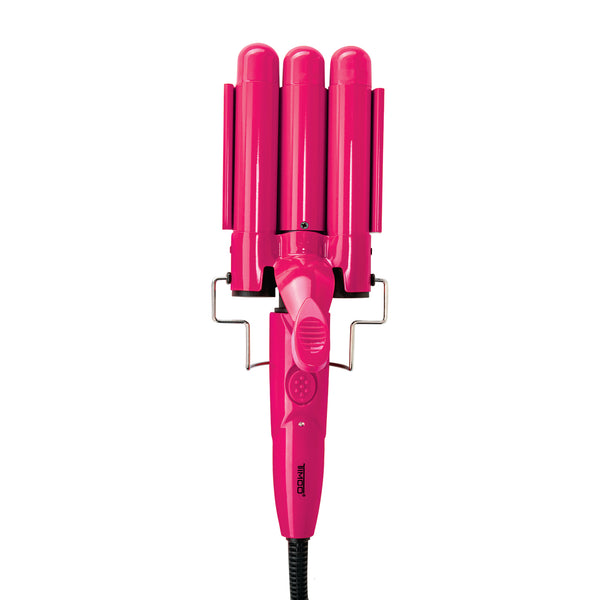 Waflera de Cabello  3 barriles 22 mm Tenaza para Cabello Timco TB337 RS