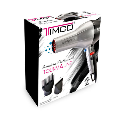 Secadora de Cabello Profesional Tourmaline con 2 Boquillas Timco TCS-2000