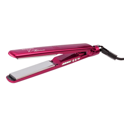 Plancha Alaciadora de Cabello Uso Profesional X-titanium Rosa Timco TIT-230P