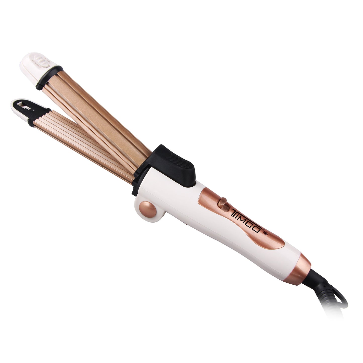 Tenaza Plegable 3 en 1 Rizadora Plancha Wafflera Ceramica Timco TP-3