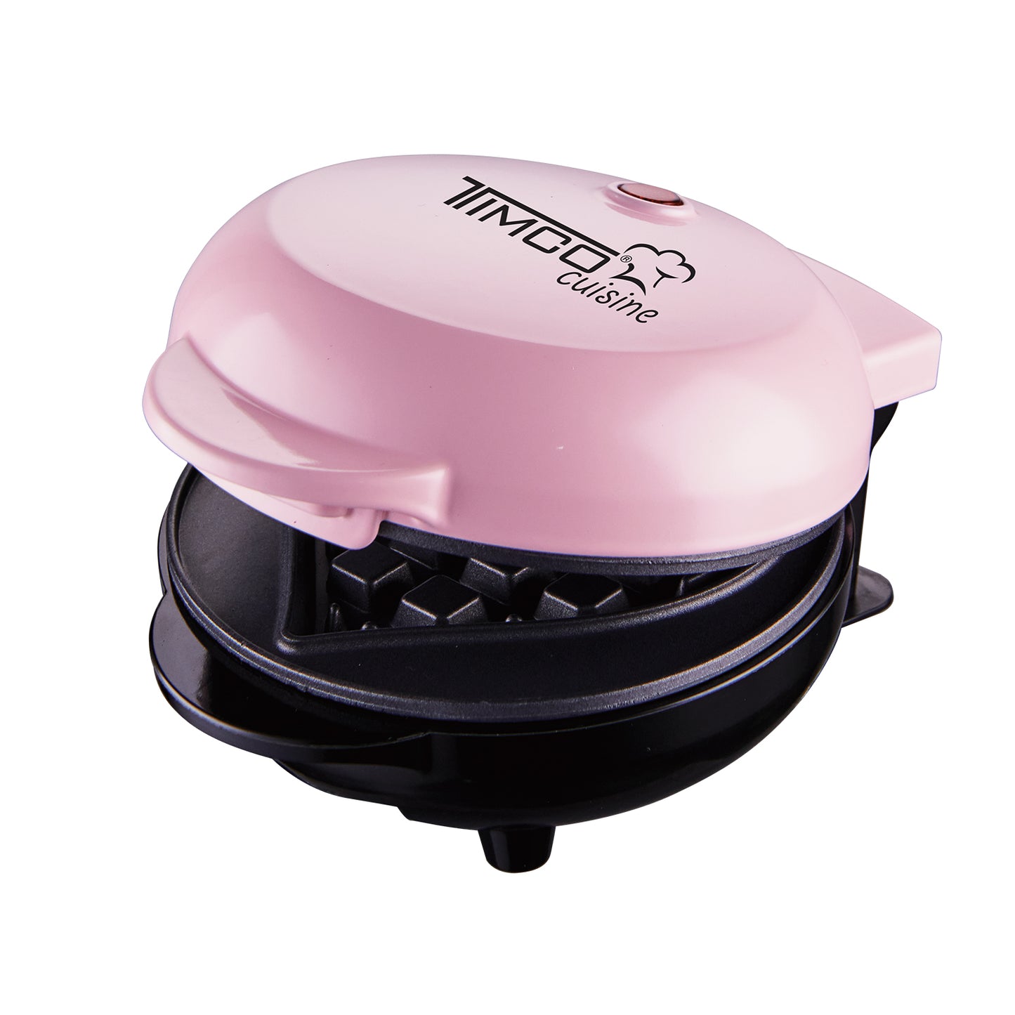 Wafflera Eléctrica para Waffles Estilo Belga Waffles de Corazon Maquina con Plancha Antiadherente Timco WAFL109