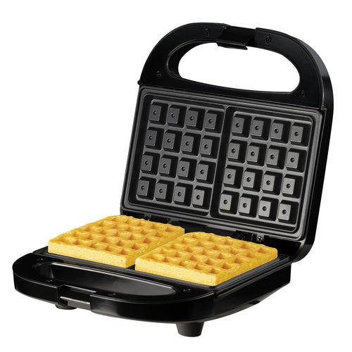 Wafflera Eléctrica Maquina para Waffles Estilo Belga con Doble Plancha Antiadherente Timco WAFL150
