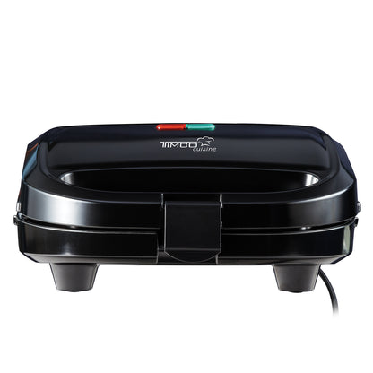 Wafflera Eléctrica Maquina para Waffles Estilo Belga con Doble Plancha Antiadherente Timco WAFL150