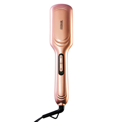 Cepillo Alaciador Electrico de Cabello Gold Rose Generador De Iones Timco CE-003