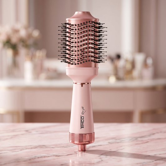 Cepillo de Aire Electrico de Cabello Barril de Ceramica y Keratina Timco AJHB2007