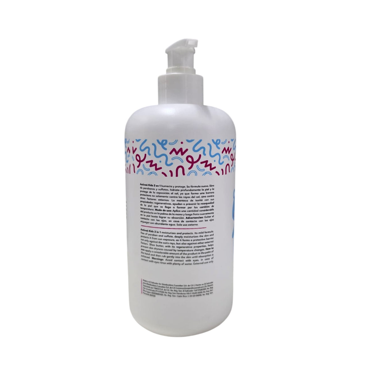 Loción Corporal Activee Kids 2 en 1  Humectante Infantil Protege del Sol Sin Parabenos ni Sulfatos