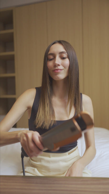 Plancha Alaciadora y Secadora de Cabello Seca Alisa y Protege Placas de Ceramica con Tourmaline Timco PSM288