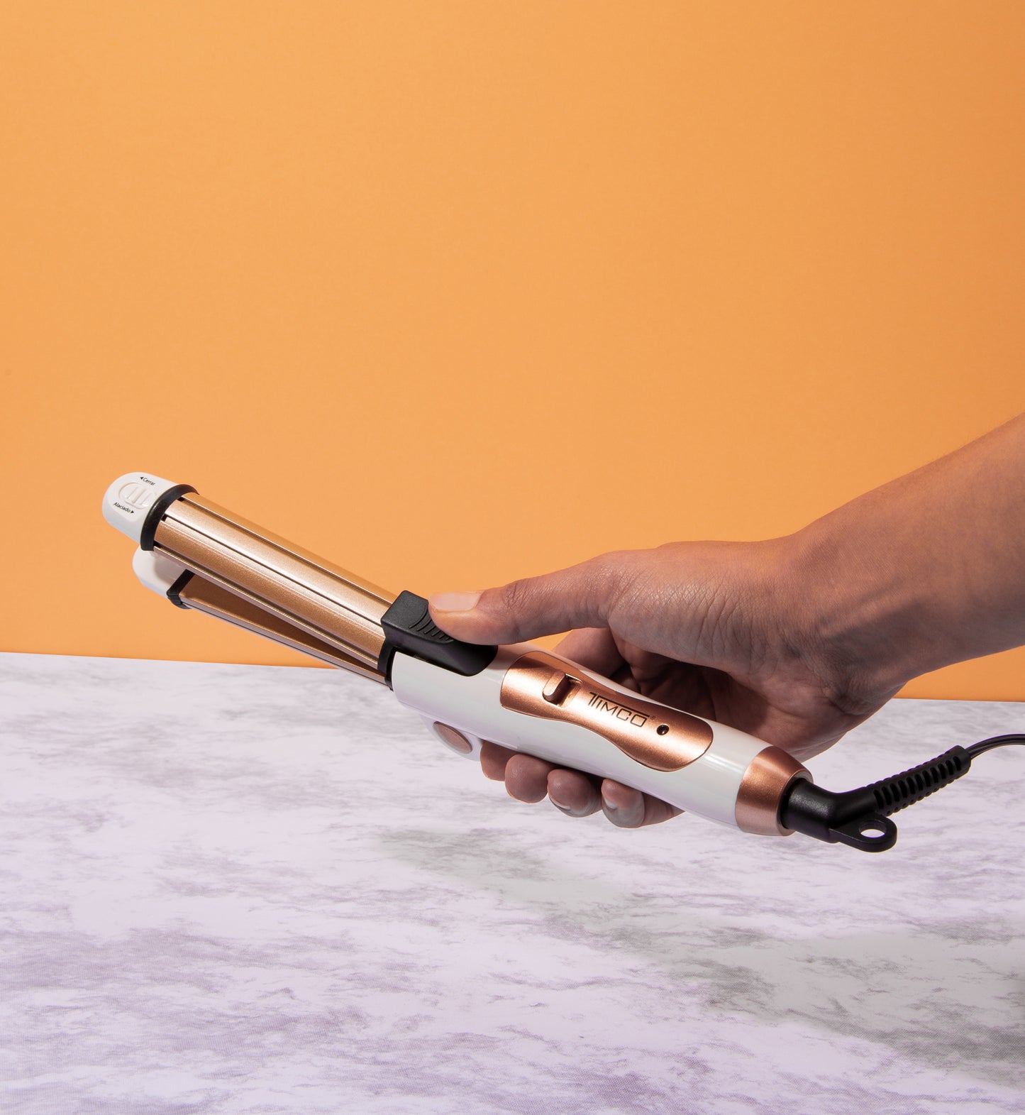 Tenaza Plegable 3 en 1 Rizadora Plancha Wafflera Ceramica Timco TP-3