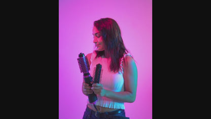 Cepillo de Aire Electrico Giratorio 2 en 1 Tourmaline Timco AJ-360R