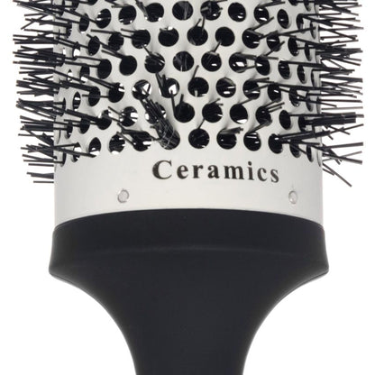Cepillo de Cabello Térmico Redondo Ceramica 2 1/2" Uso Profesional Estetica Timco CCR-4