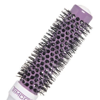 Cepillo de Cabello Térmico Redondo Ceramica Turmalina 1" Uso Profesional Estetica Timco CTM-1