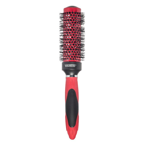 Cepillo de Cabello Térmico Redondo Ceramica Turmalina 1 1/4" Uso Profesional Timco CTR-2