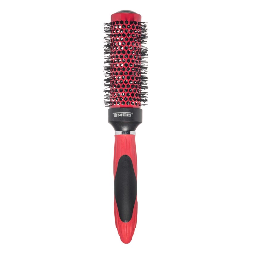 Cepillo de Cabello Térmico Redondo Ceramica Turmalina 1 1/4" Uso Profesional Timco CTR-2