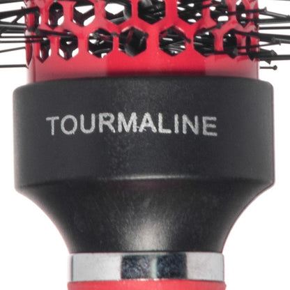 Cepillo de Cabello Térmico Redondo Ceramica Turmalina 1 1/4" Uso Profesional Timco CTR-2