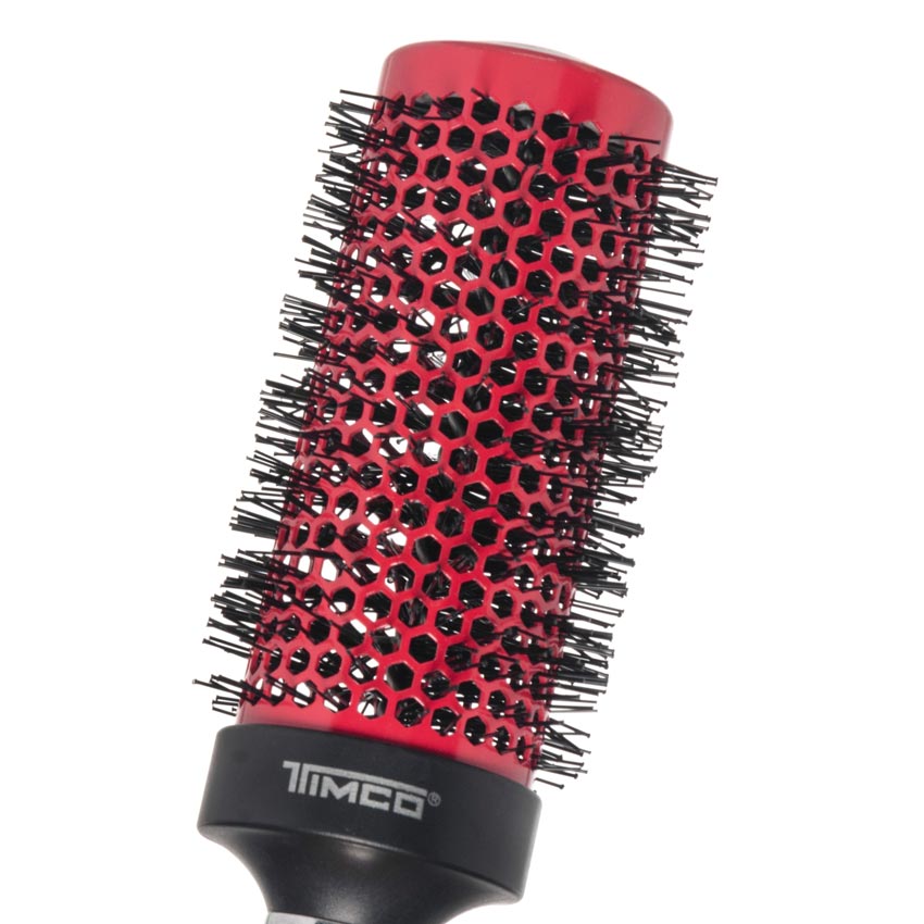 Cepillo de Cabello Térmico Redondo Ceramica Turmalina 2" Uso Profesional Timco CTR-3