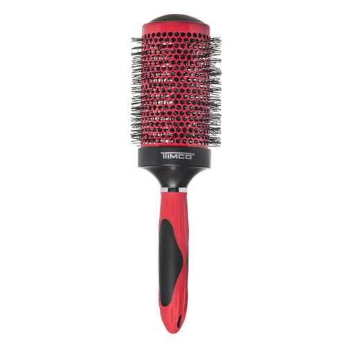 Cepillo de Cabello Térmico Redondo Ceramica Turmalina 2 1/2" Uso Profesional Timco CTR-4