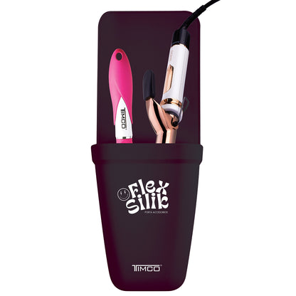 Base Soporte Silicon Plancha De Cabello Tenaza Ferro Herramientas de Estilista Protector Termico Timco BC261N