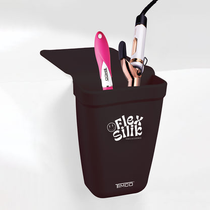 Base Soporte Silicon Plancha De Cabello Tenaza Ferro Herramientas de Estilista Protector Termico Timco BC261N