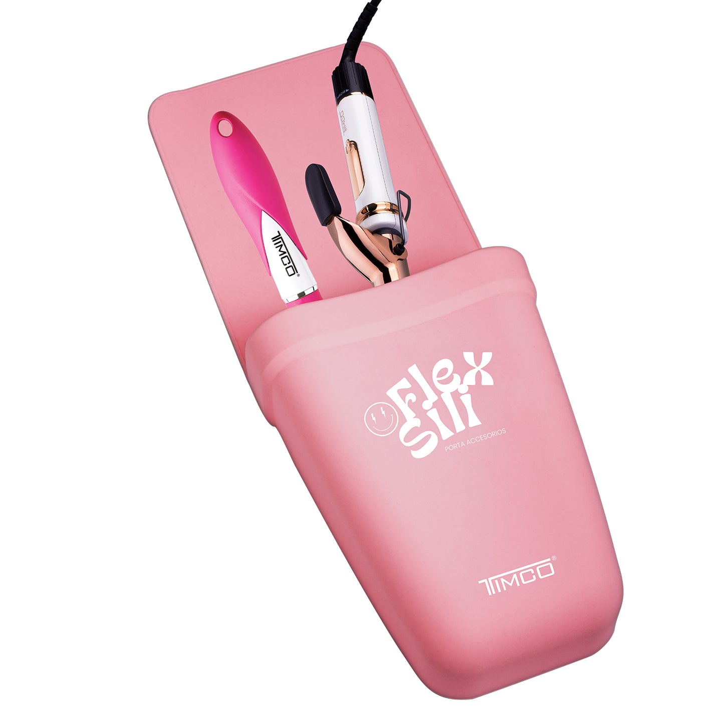 Base Soporte Silicon Plancha De Cabello Tenaza Ferro Herramientas de Estilista Protector Termico Timco BC261R