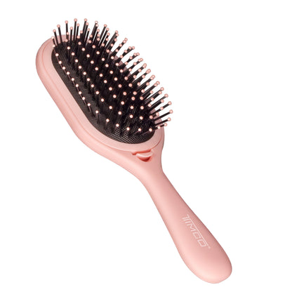 Cepillo de Cabello Desenredante con Espejo tipo Paleta Cojin Removible Timco C6111