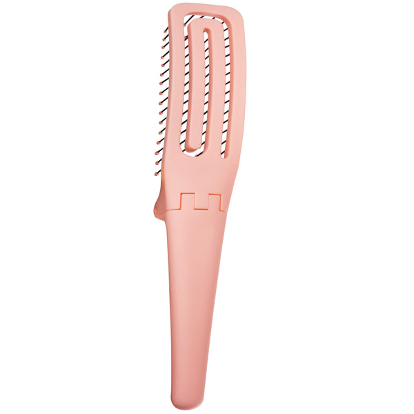 Cepillo de Cabello Plegable Compacto Ideal para Viaje Cerdas Suaves Timco C6120