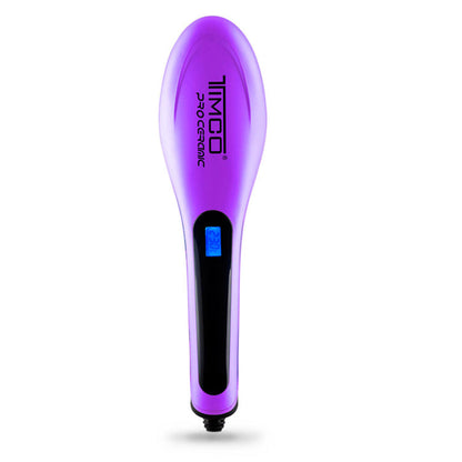 Cepillo Alaciador Electrico de Cabello Ceramica Generador De Iones Timco CE-002M