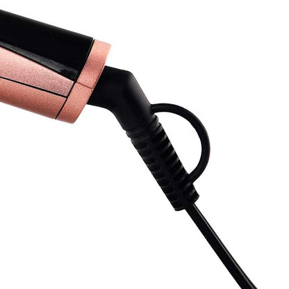 Kit Combo Secadora de Cabello y Tenaza Rizadora Ceramica Keratina Timco COM-9