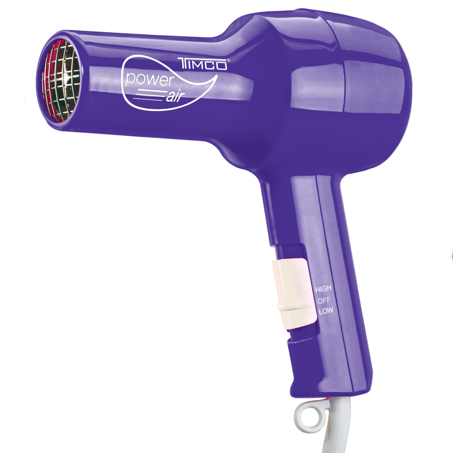 Kit Combo Secadora de Cabello y Tenaza Rizadora 19 mm Morado Timco COMTC1800TR21