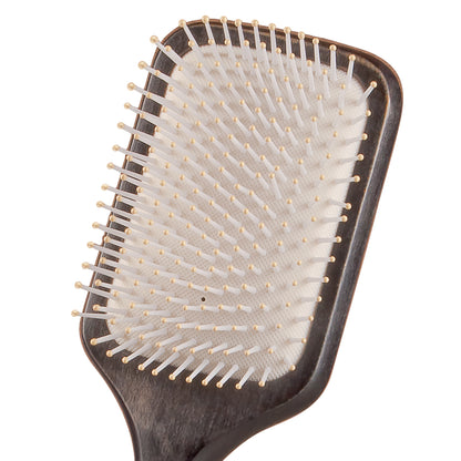 Cepillo de Cabello Acolchado Tipo Puercoespin Paleta Mango de Madera Timco CWB1005