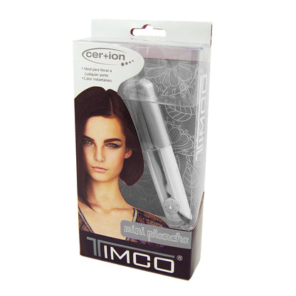 Plancha Alaciadora Mini de Cabello Ceramica Gris Timco MIN-T2G