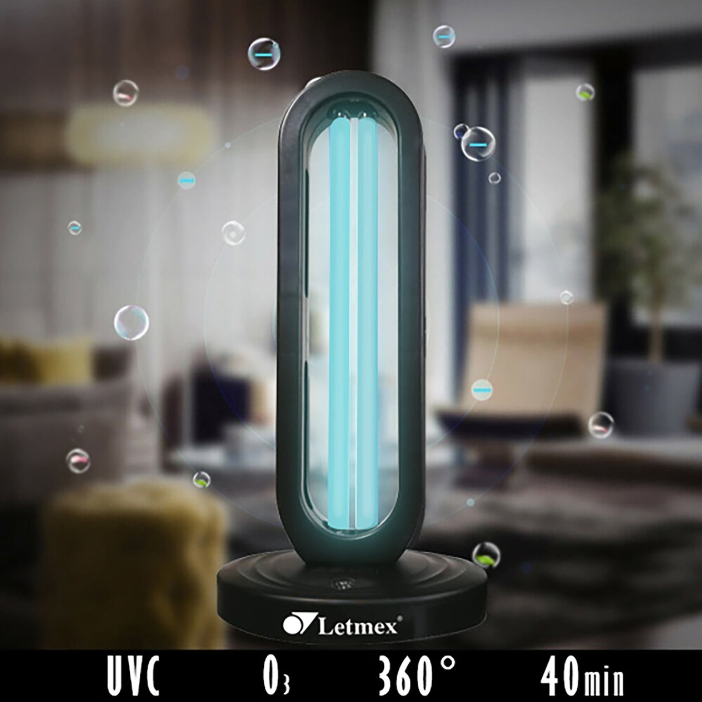 Lampara Esterilizador Luz UVC Ozono Desinfección Timco ESTRI 02