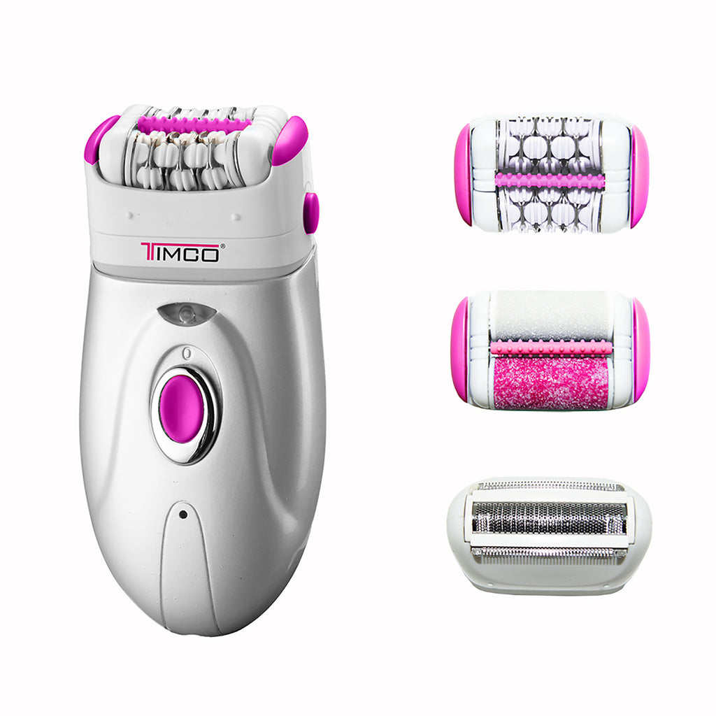 Depiladora Electrica Inalambrica Rasuradora Exfoliador Timco Recargable DW-3619R